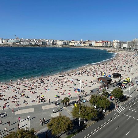 Piso Con Vistas A La Playa De Riazor Lejlighed A Coruña Eksteriør billede