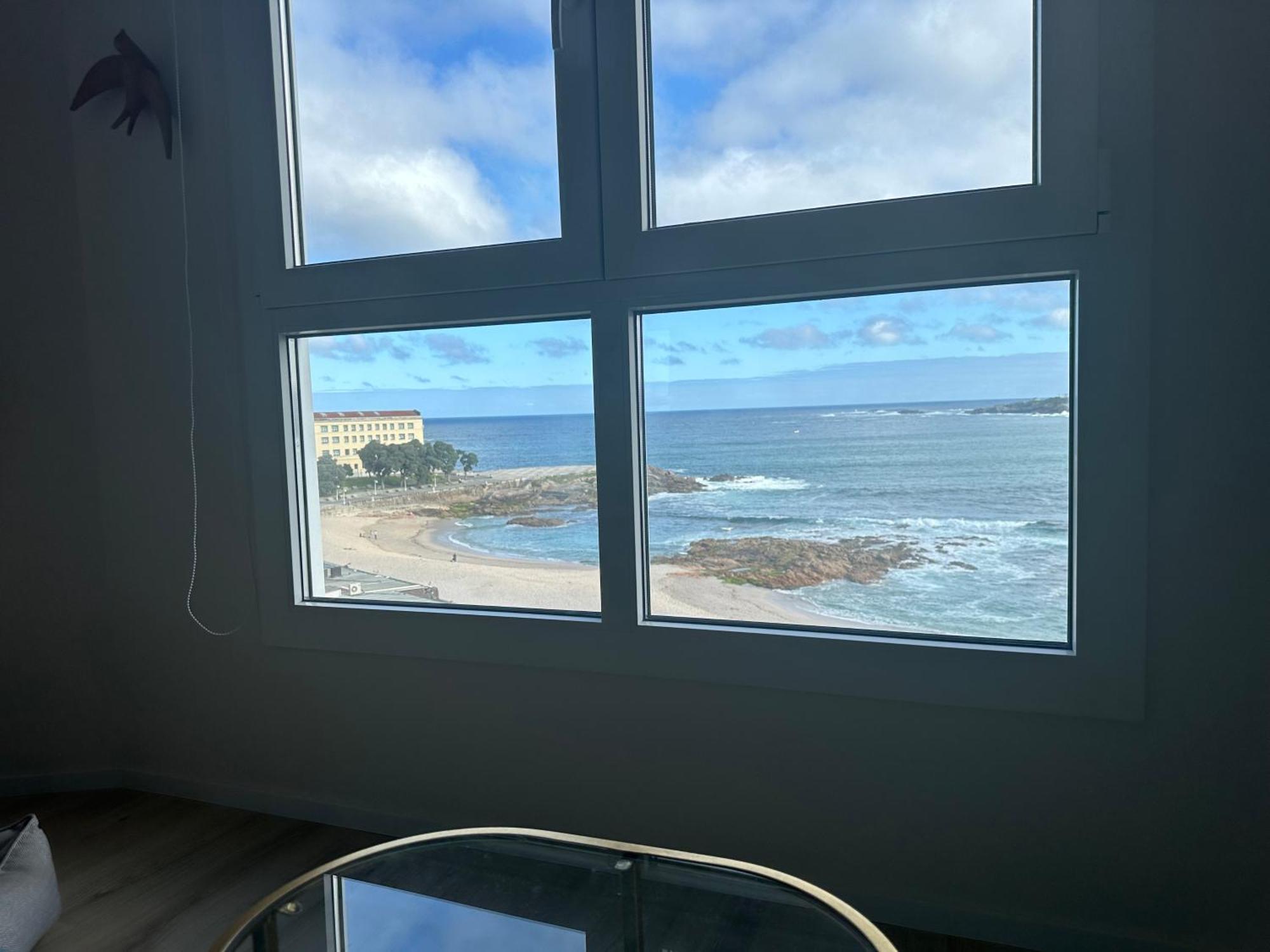 Piso Con Vistas A La Playa De Riazor Lejlighed A Coruña Eksteriør billede