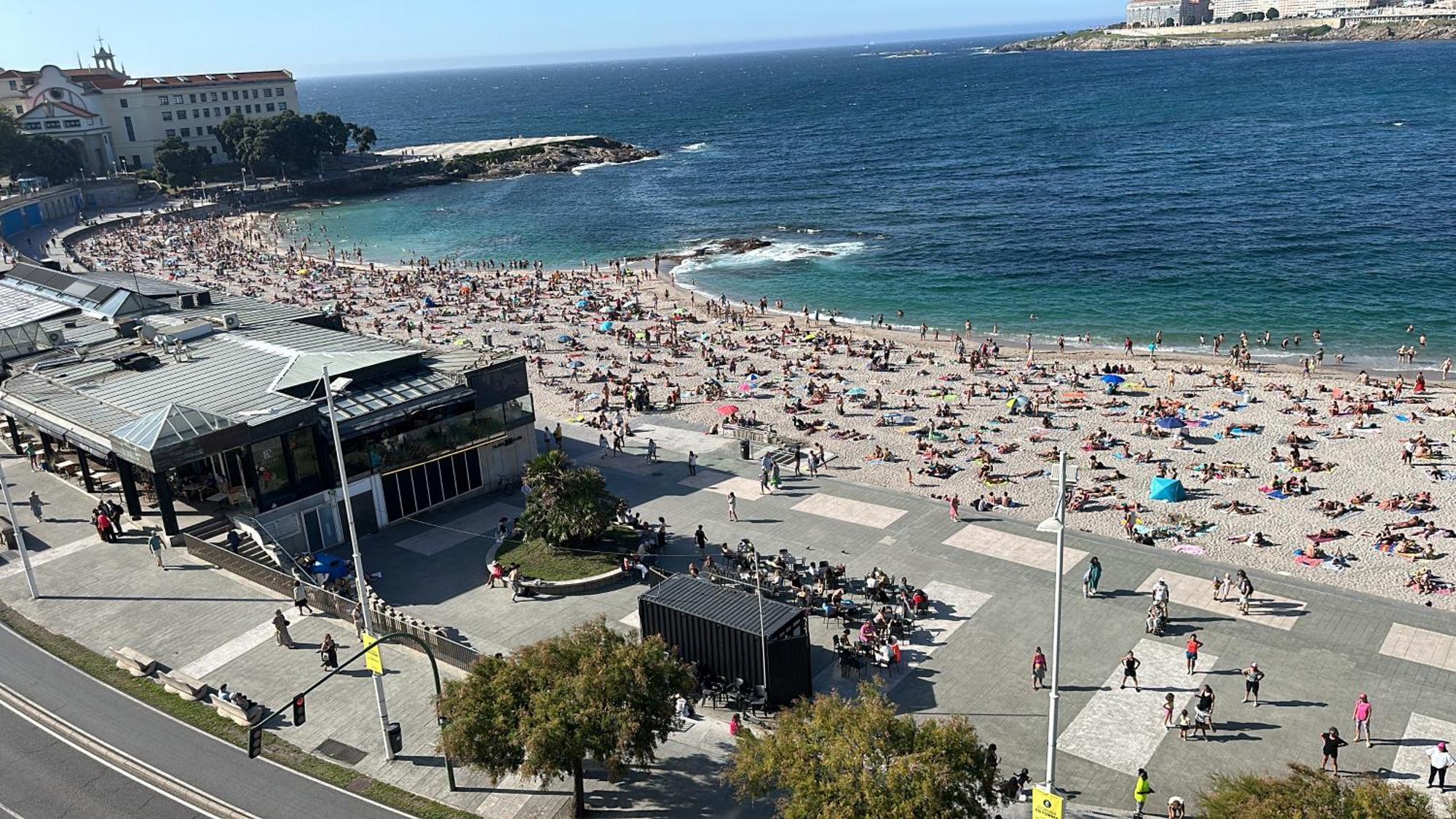 Piso Con Vistas A La Playa De Riazor Lejlighed A Coruña Eksteriør billede